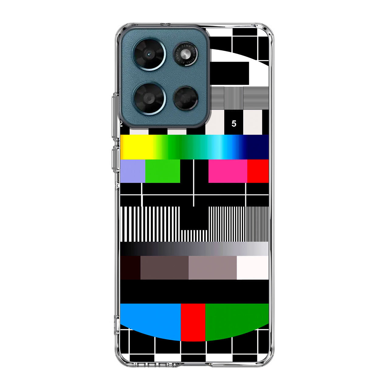 Scheme Pause TV Colorful Mesh Motorola Moto G Play 2026 Case