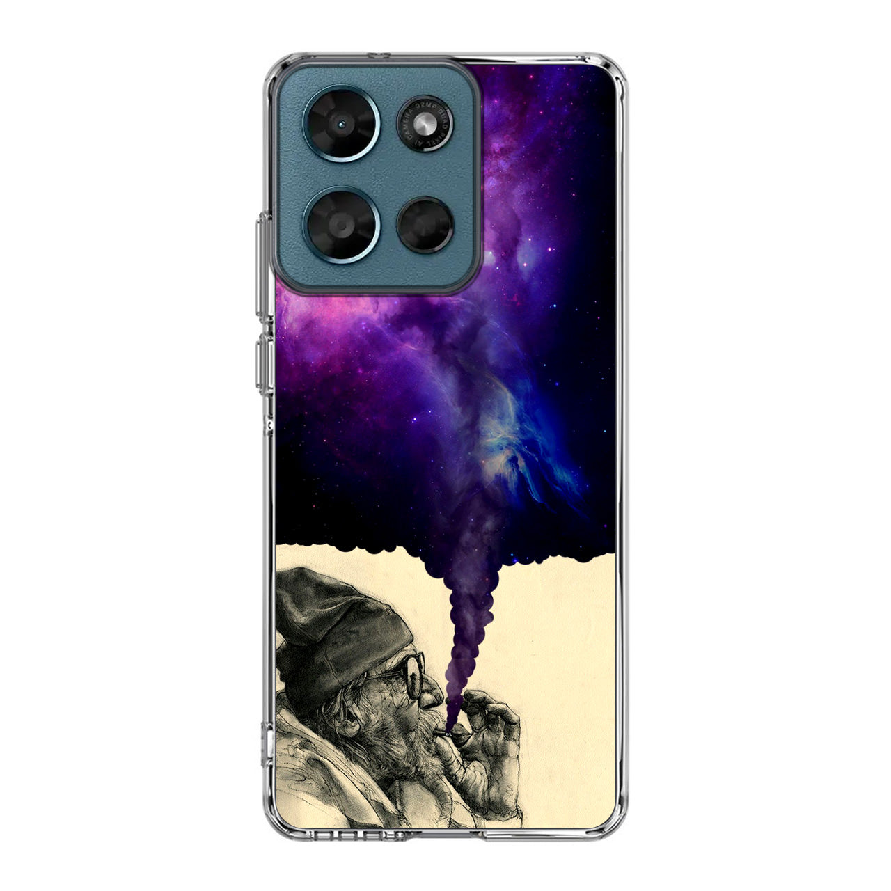 Smoking Galaxy Motorola Moto G Play 2026 Case