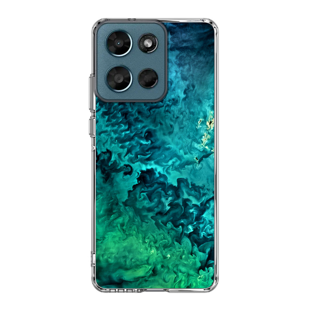 Swirls In The Yellow Sea Motorola Moto G Play 2026 Case