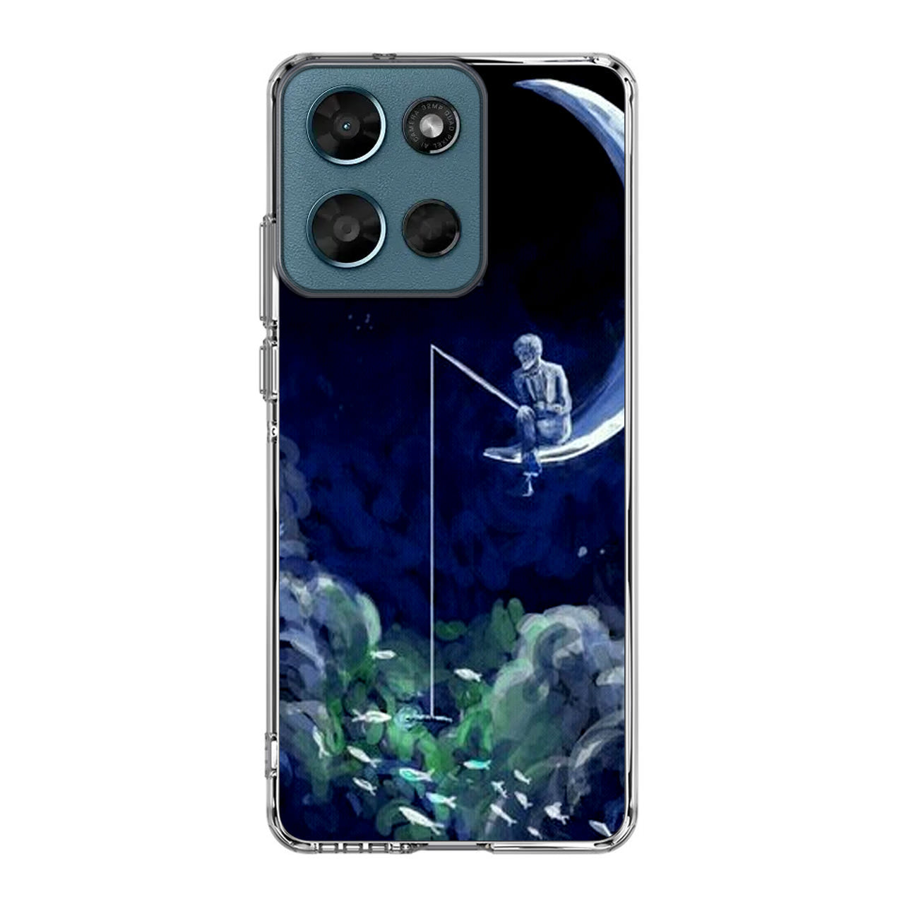 Tardis Walking To The Moon Motorola Moto G Play 2026 Case