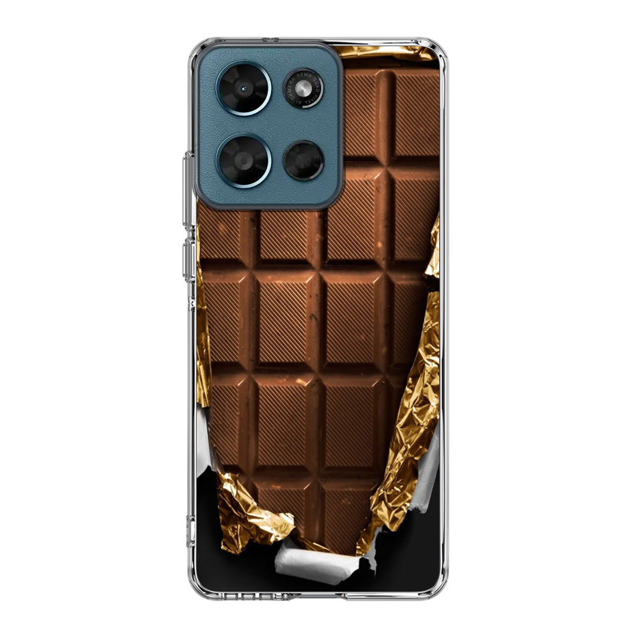 Unwrapped Chocolate Bar Motorola Moto G Play 2026 Case