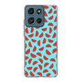 Watermelon Fruit Pattern Blue Motorola Moto G Play 2026 Case