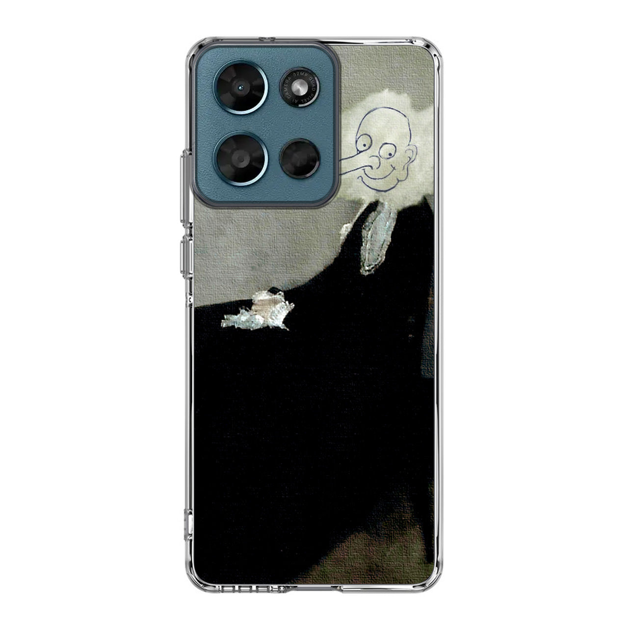 Whistler's Mother by Mr. Bean Motorola Moto G Play 2026 Case