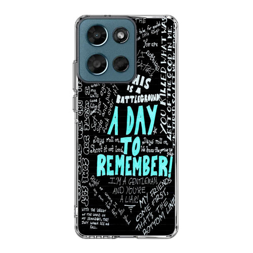 A Day To Remember Quote Motorola Moto G Play 2026 Case
