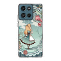 Alice And Cheshire Cat Poster Motorola Moto G Play 2026 Case