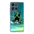 Creeper Glass Broken Green Motorola Moto G Play 2026 Case