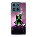 Creeper Glass Broken Violet Motorola Moto G Play 2026 Case