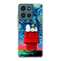 Dog Lying Under Starry Night Van Gogh Motorola Moto G Play 2026 Case