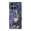 Dr Who Tardis In Van Gogh Starry Night Motorola Moto G Play 2026 Case