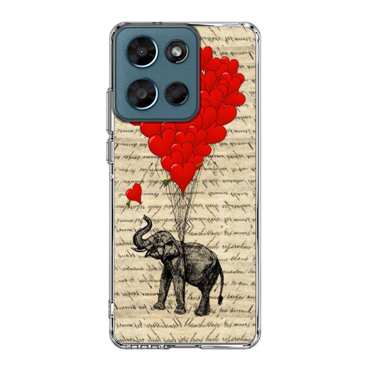 Elephant And Heart Motorola Moto G Play 2026 Case