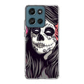 Girl Skull Flower Motorola Moto G Play 2026 Case