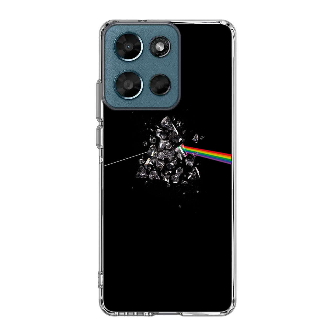 Glass Broken Light Refraction Motorola Moto G Play 2026 Case