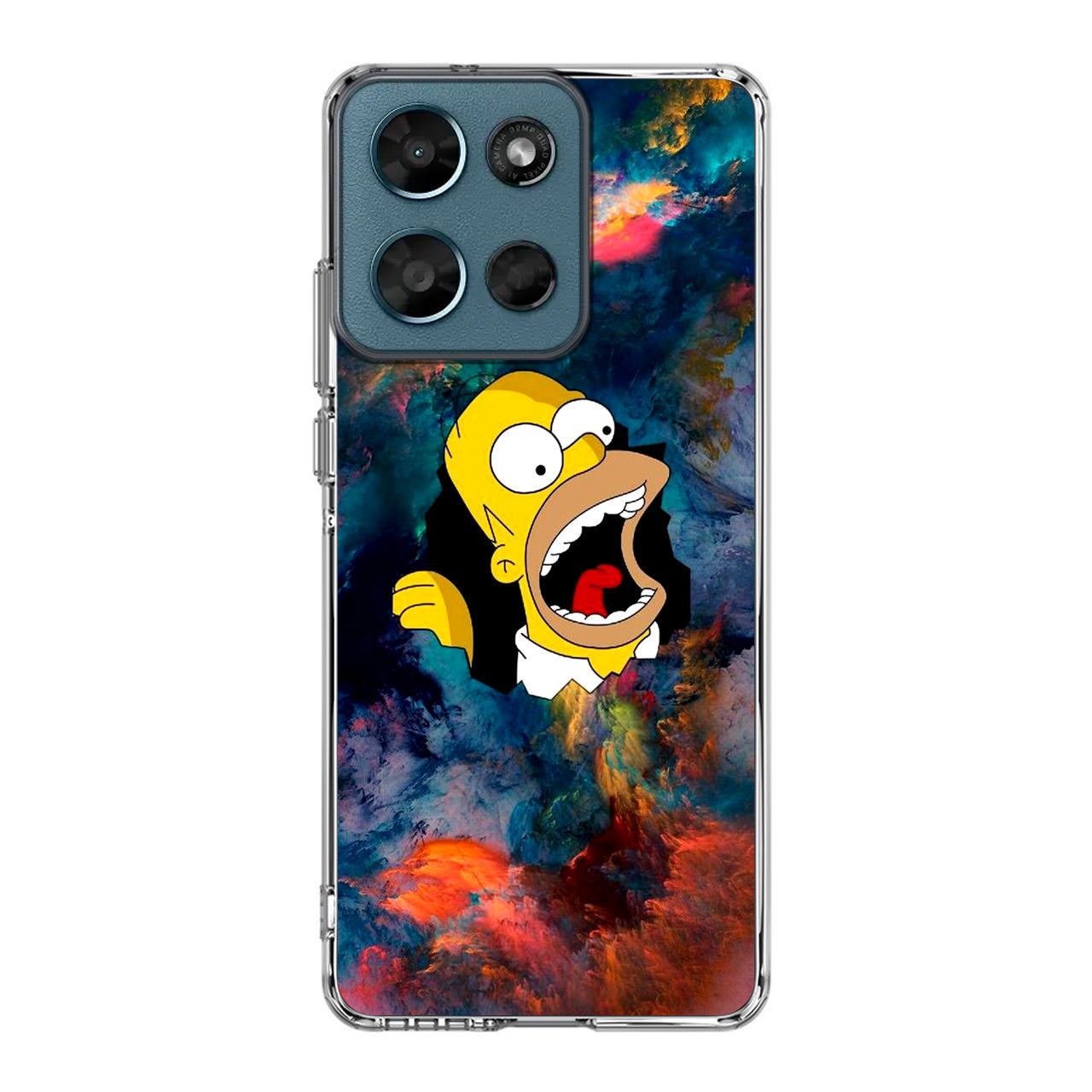 Homer Behind The Black Hole Motorola Moto G Play 2026 Case