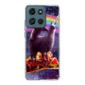 LLama And Sloth On Space Motorola Moto G Play 2026 Case