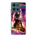 LLama Sloth And Cat Playing Together Motorola Moto G Play 2026 Case