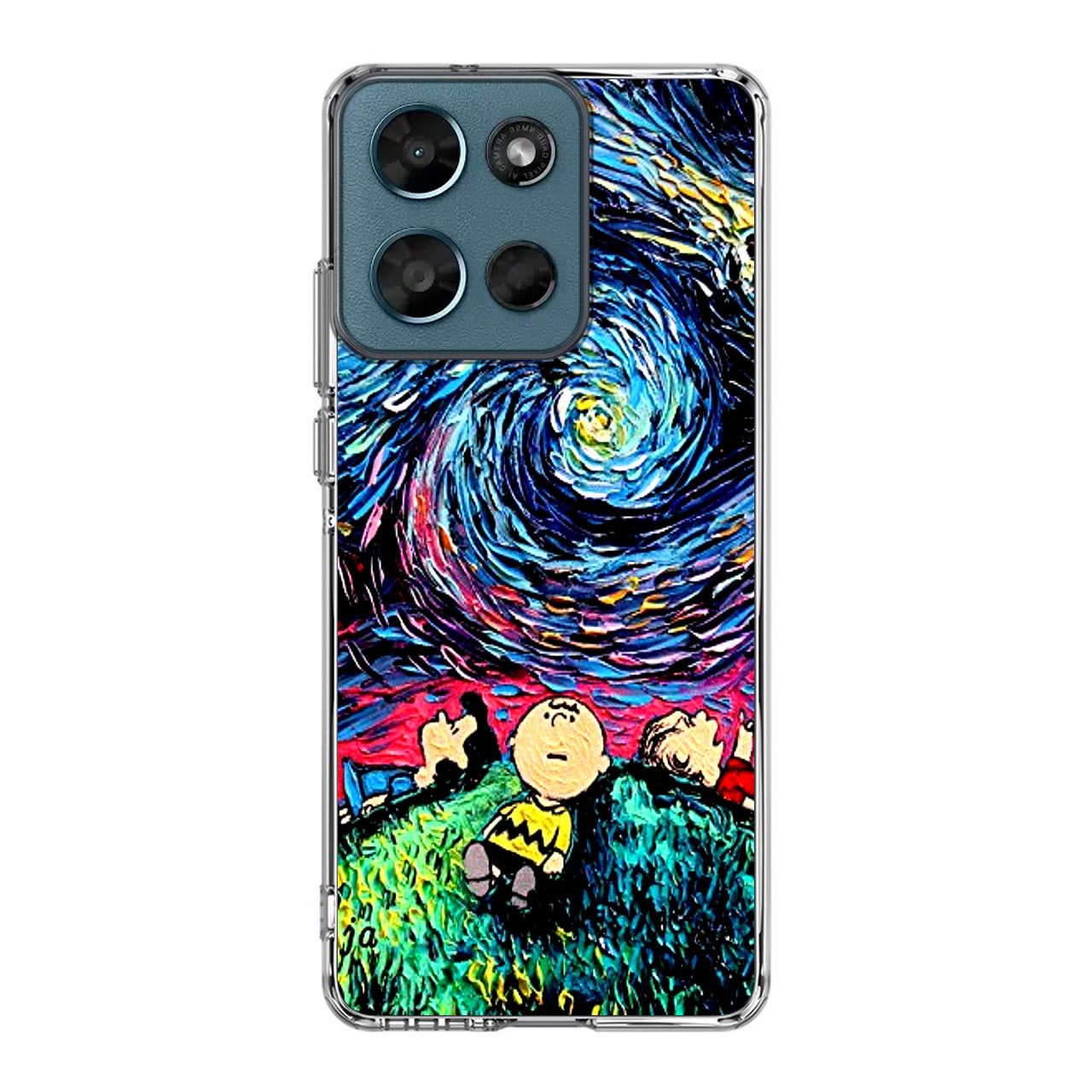 Peanuts At Starry Night Motorola Moto G Play 2026 Case