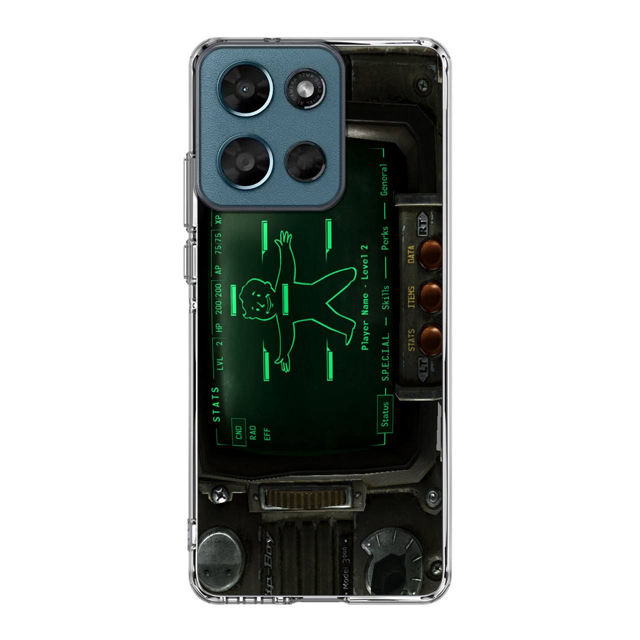 Pip-boy 3000 Motorola Moto G Play 2026 Case