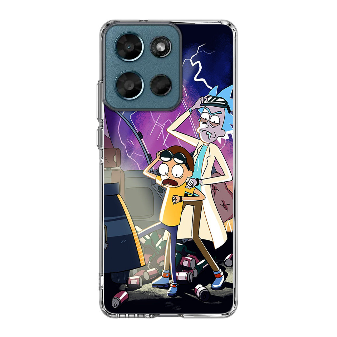 Rick And Morty Back To The Future Motorola Moto G Play 2026 Case