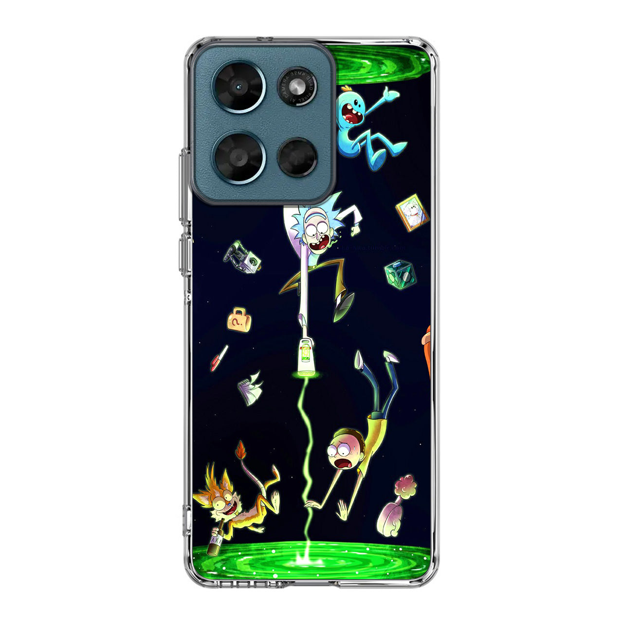 Rick And Morty Portal Fall Motorola Moto G Play 2026 Case