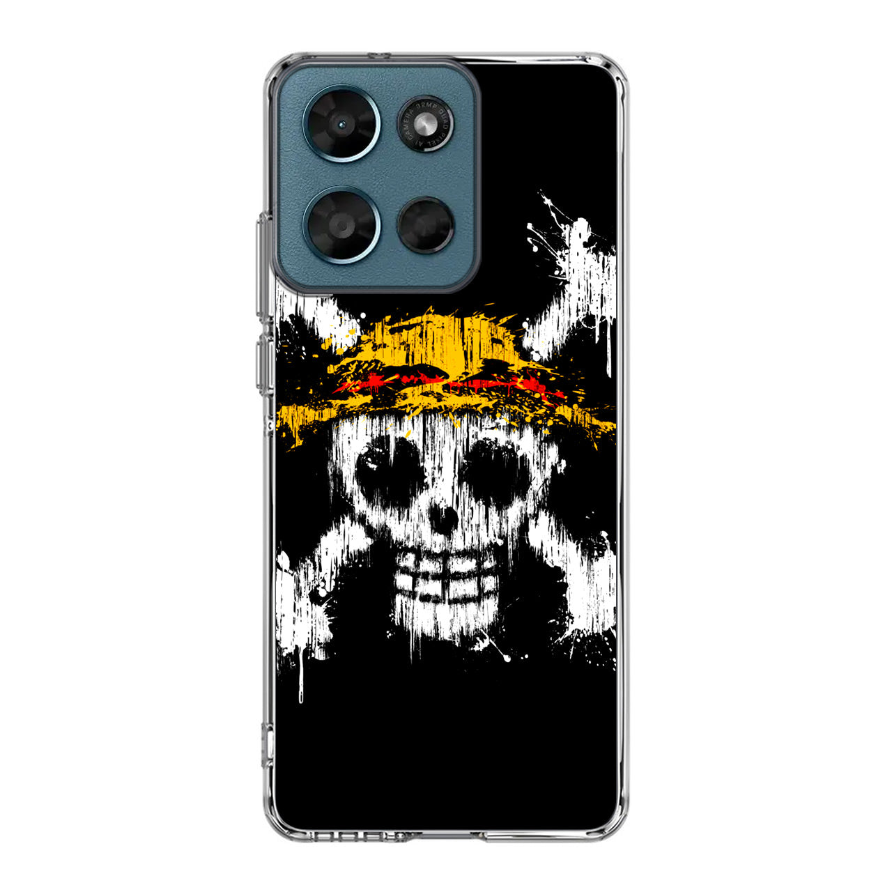 Straw Hat Pirate Logo Paint Motorola Moto G Play 2026 Case
