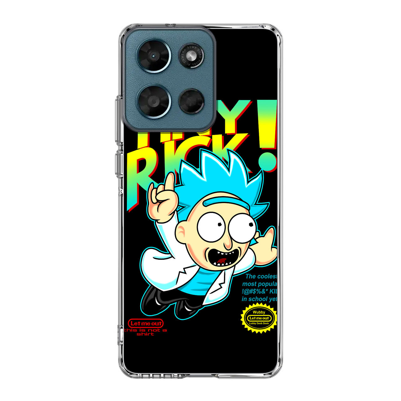 Tiny Rick Let Me Out Motorola Moto G Play 2026 Case