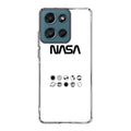 NASA Minimalist White Motorola Moto G Play 2026 Case