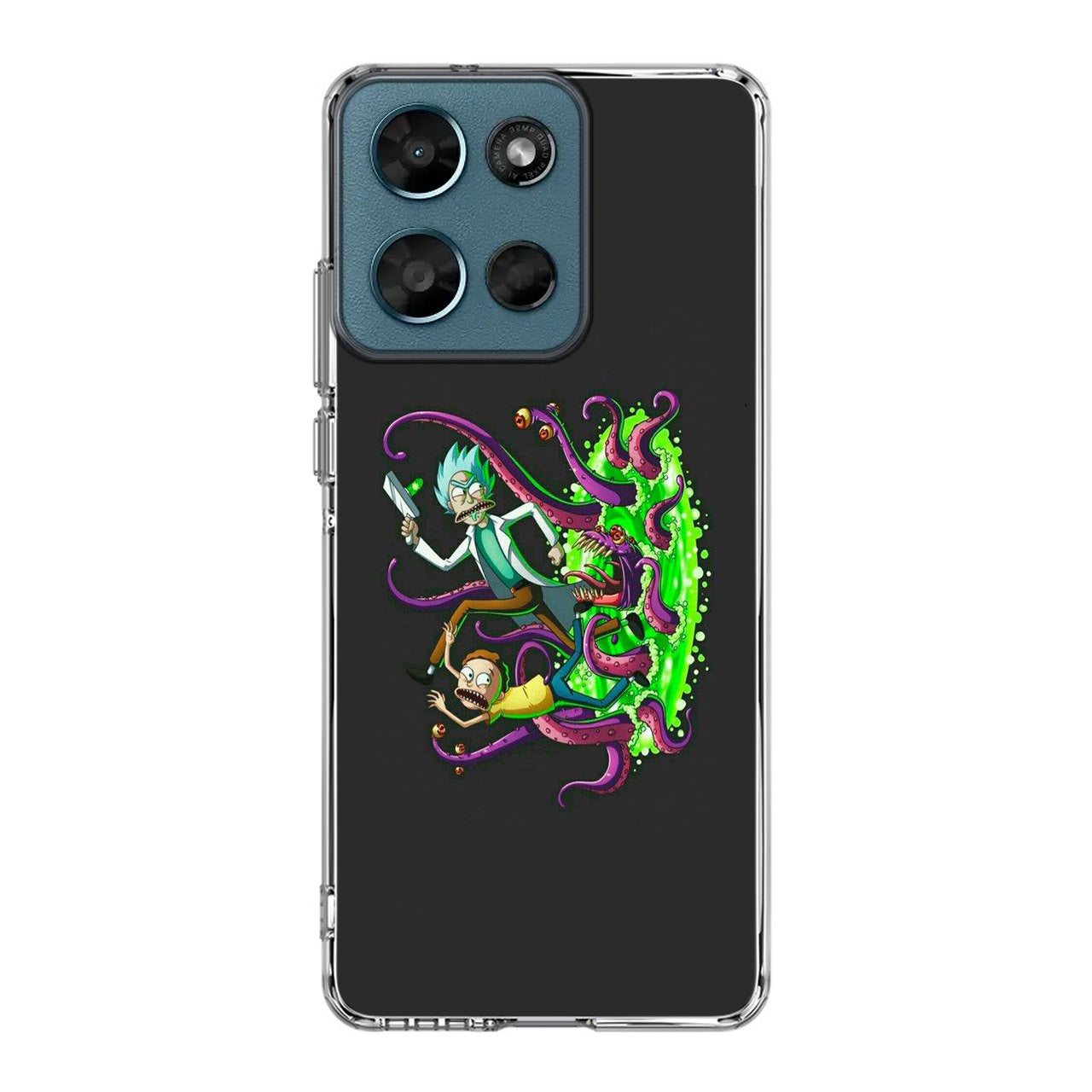 Rick And Morty Pass Through The Portal Motorola Moto G Play 2026 Case