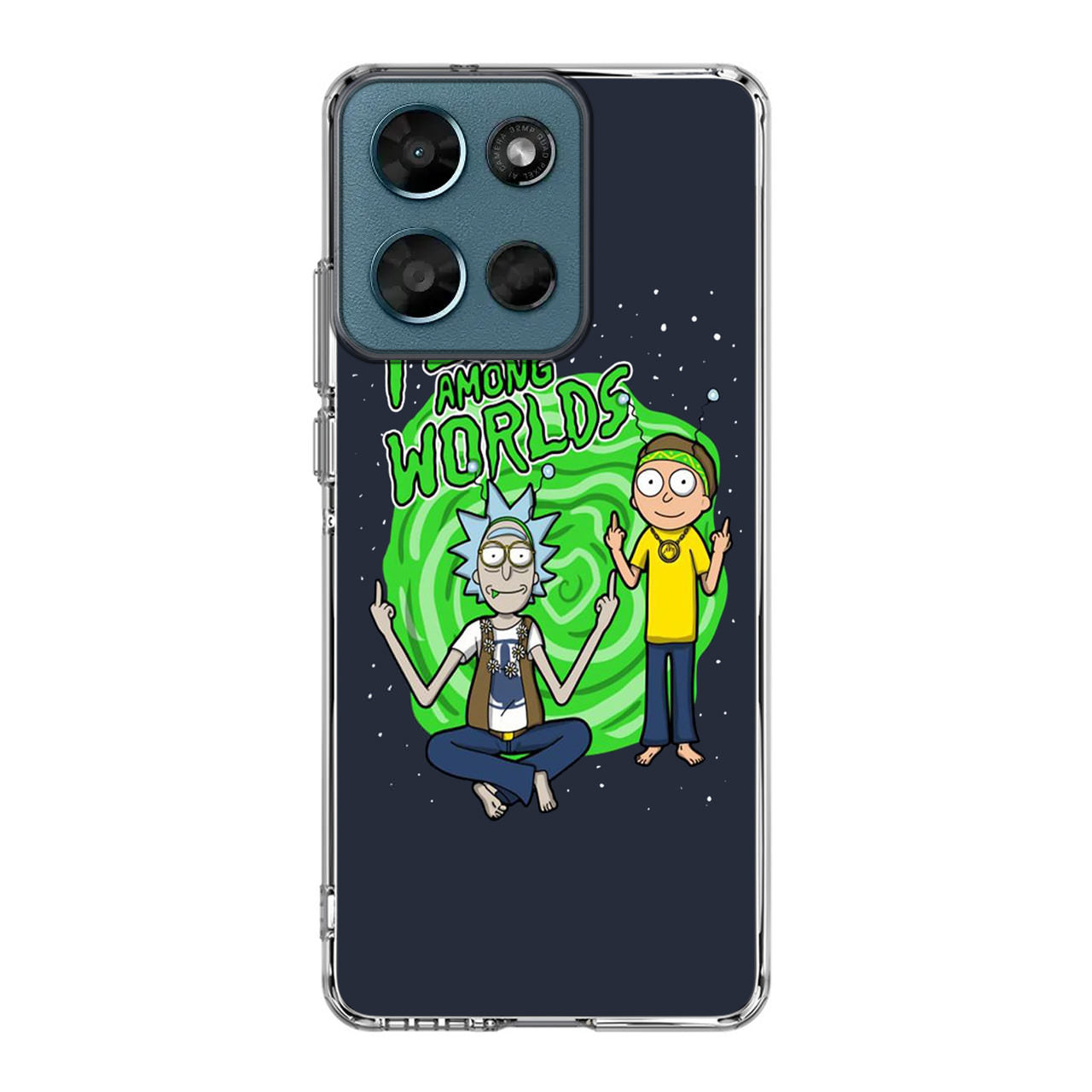 Rick And Morty Peace Among Worlds Motorola Moto G Play 2026 Case
