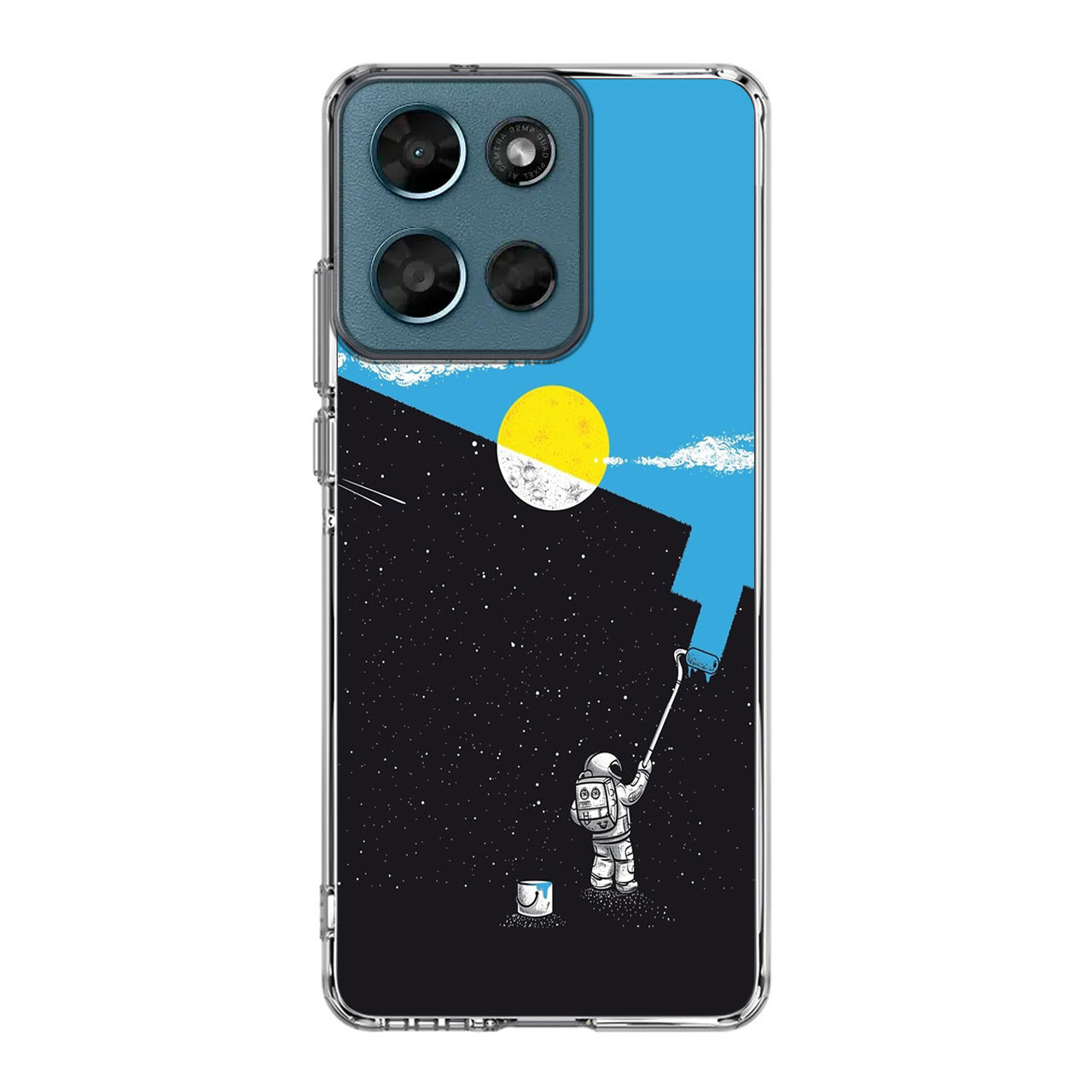 Space Paiting Day Motorola Moto G Play 2026 Case