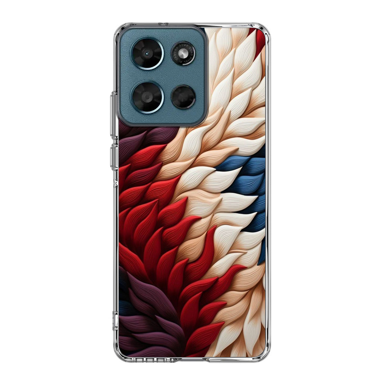Colorful Feathers Art Motorola Moto G Play 2026 Case