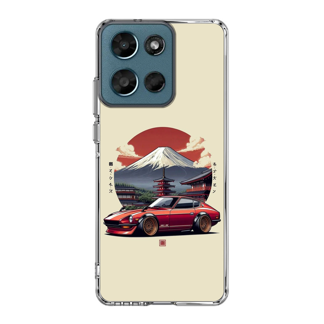 Fuji Fastback Racing the Rising Sun Motorola Moto G Play 2026 Case