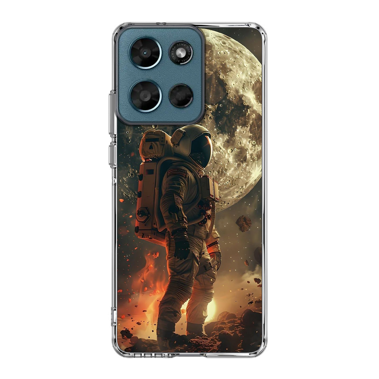 Lunar Sentinel Guardian of the Void Motorola Moto G Play 2026 Case