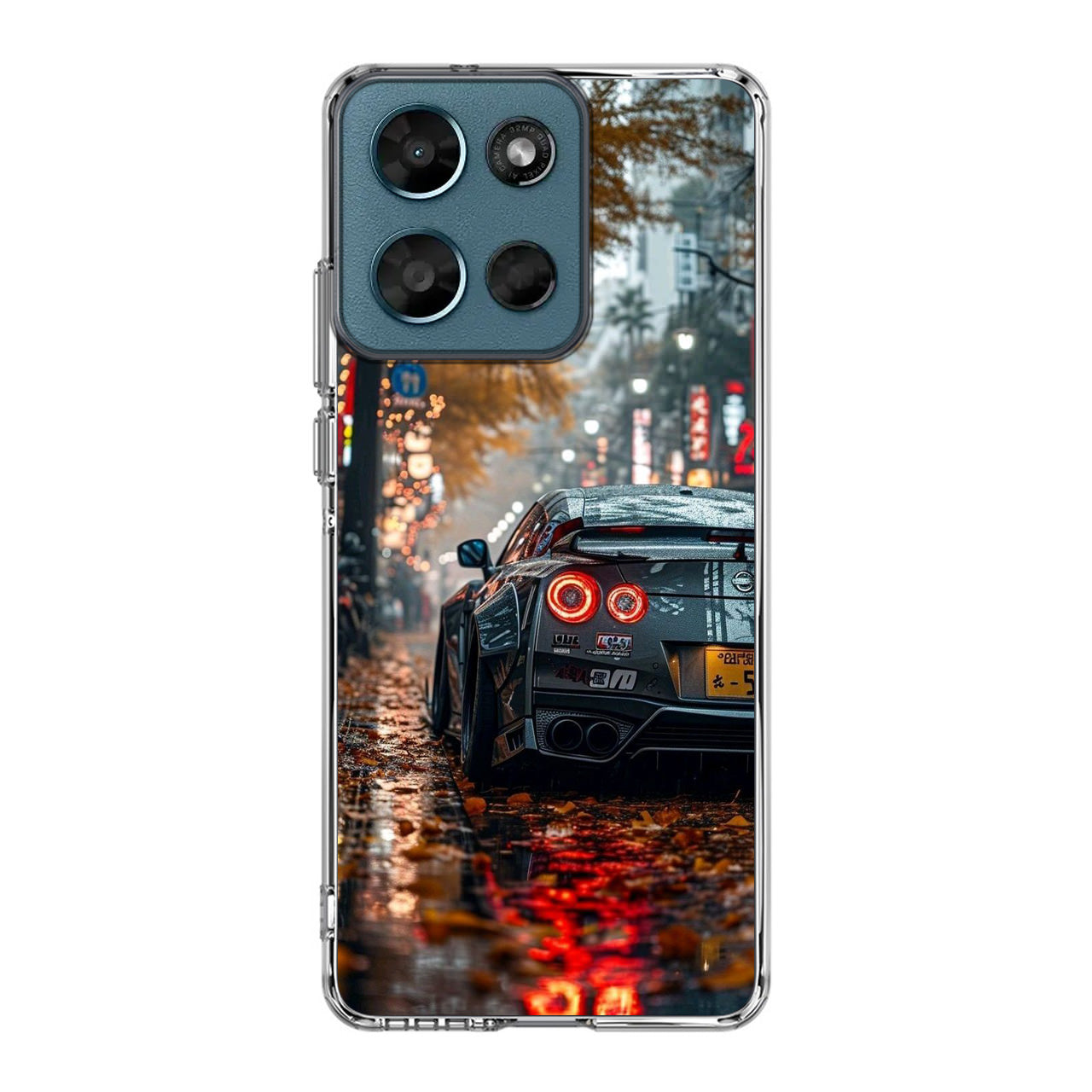 Neon Drift Autumn Streets Motorola Moto G Play 2026 Case