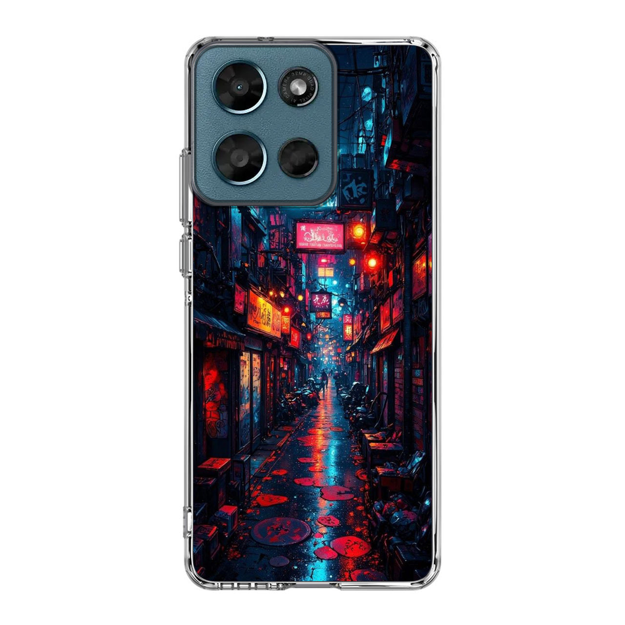 Neon Veins Of The Cyber City Motorola Moto G Play 2026 Case