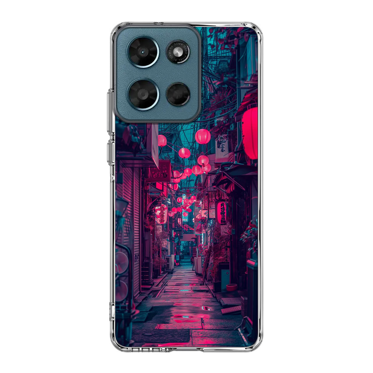 Neon Veins of the Night Market Motorola Moto G Play 2026 Case