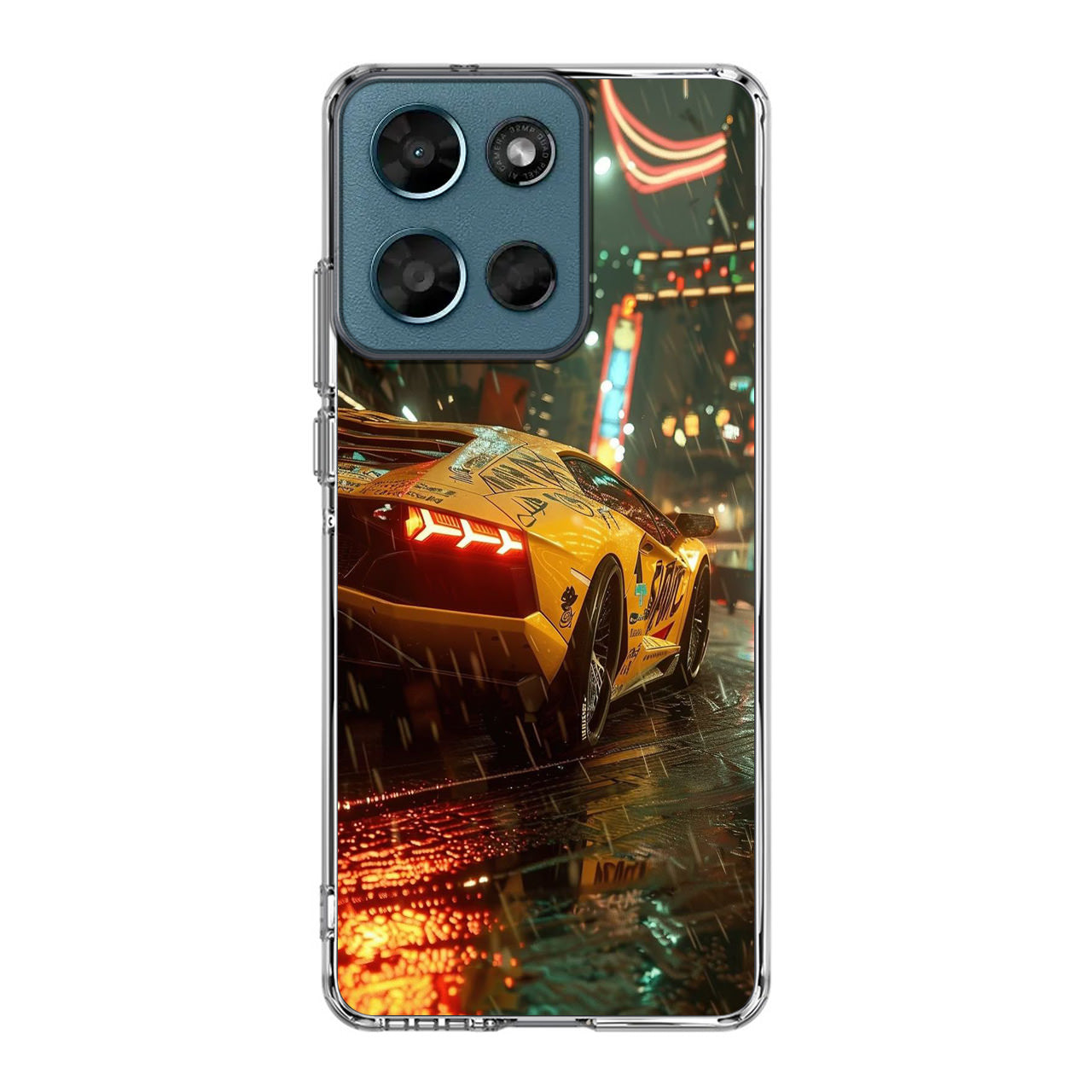 Night Drift Thunder Neon Streets Motorola Moto G Play 2026 Case