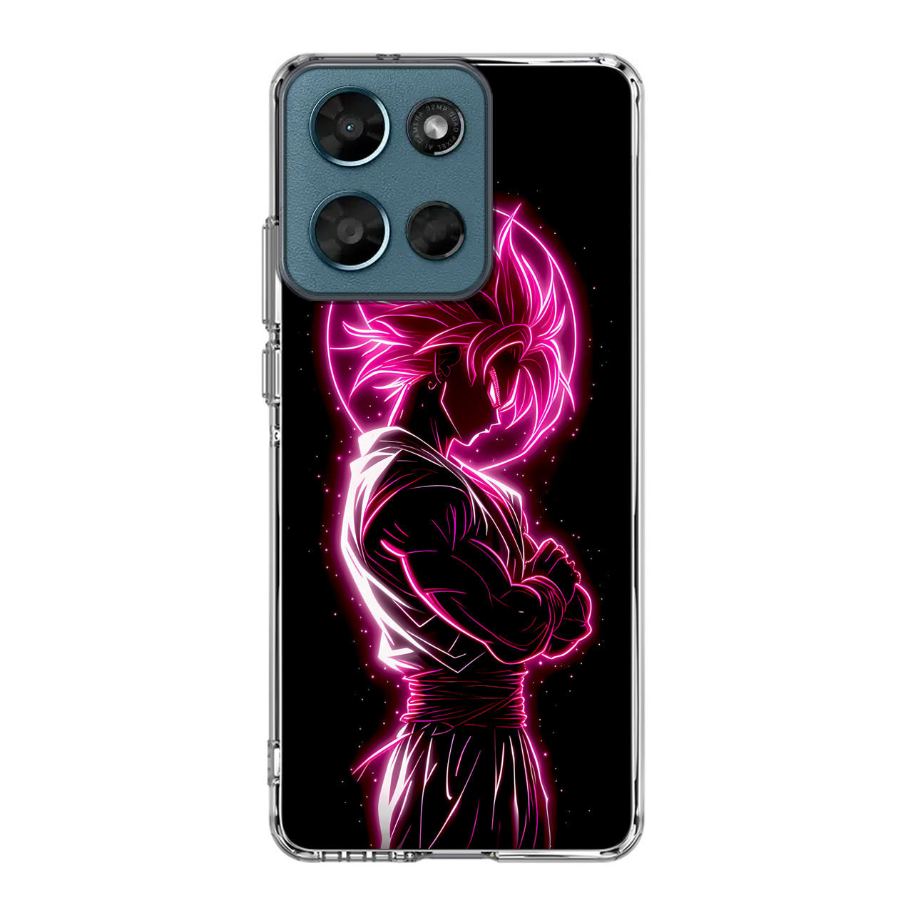 Pink Radiant Saiyan Motorola Moto G Play 2026 Case