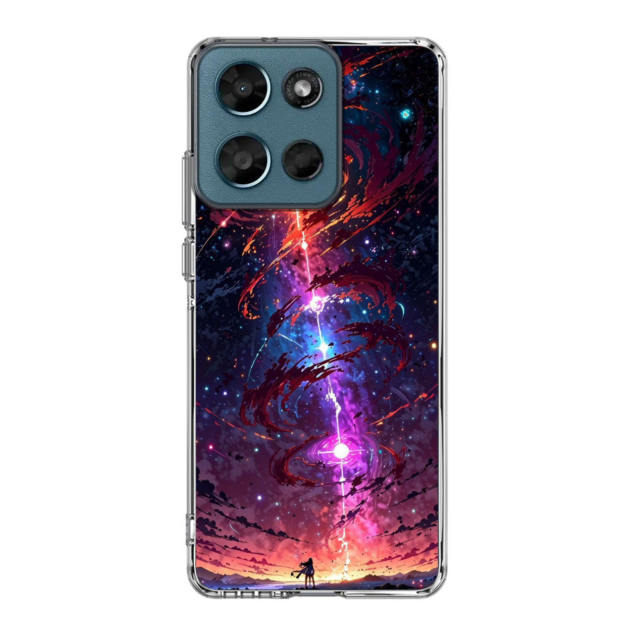 Stargazer at the Axis of Creation Motorola Moto G Play 2026 Case