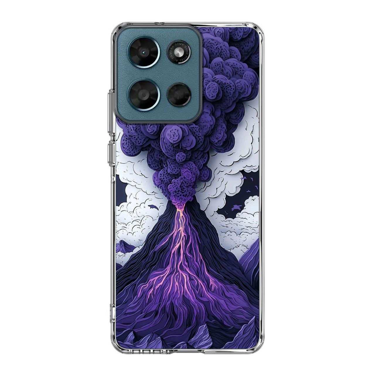 Violet Fury The Awakening Volcano Motorola Moto G Play 2026 Case