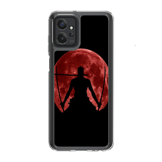 Silhouette Of Zoro In Santoryu Mode Motorola Moto G Power 5G 2023 Case