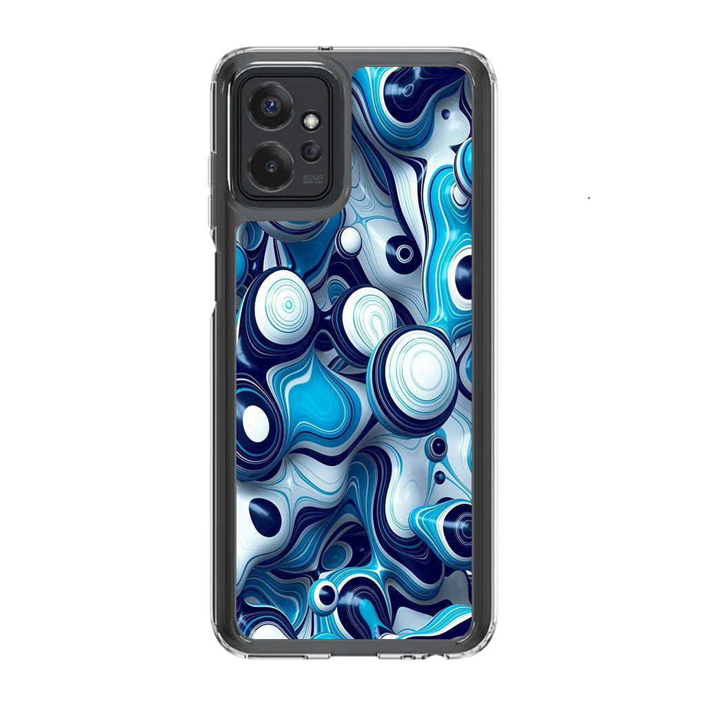 Abstract Art All Blue Motorola Moto G Power 5G 2023 Case