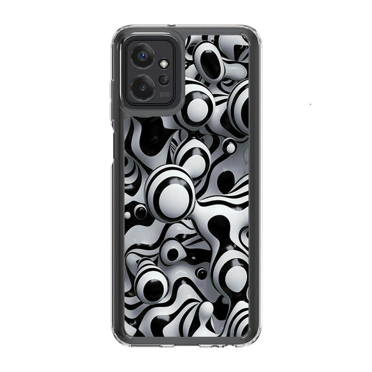 Abstract Art Black White Motorola Moto G Power 5G 2023 Case