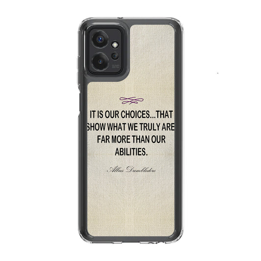 Albus Dumbledore Quote Motorola Moto G Power 5G 2023 Case