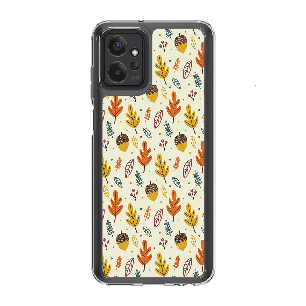 Autumn Things Pattern Motorola Moto G Power 5G 2023 Case