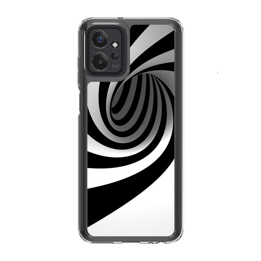 Black and White Twist Motorola Moto G Power 5G 2023 Case