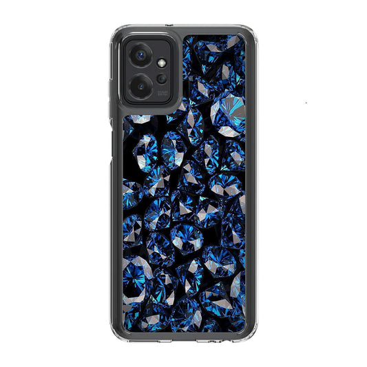 Blue Diamonds Pattern Motorola Moto G Power 5G 2023 Case