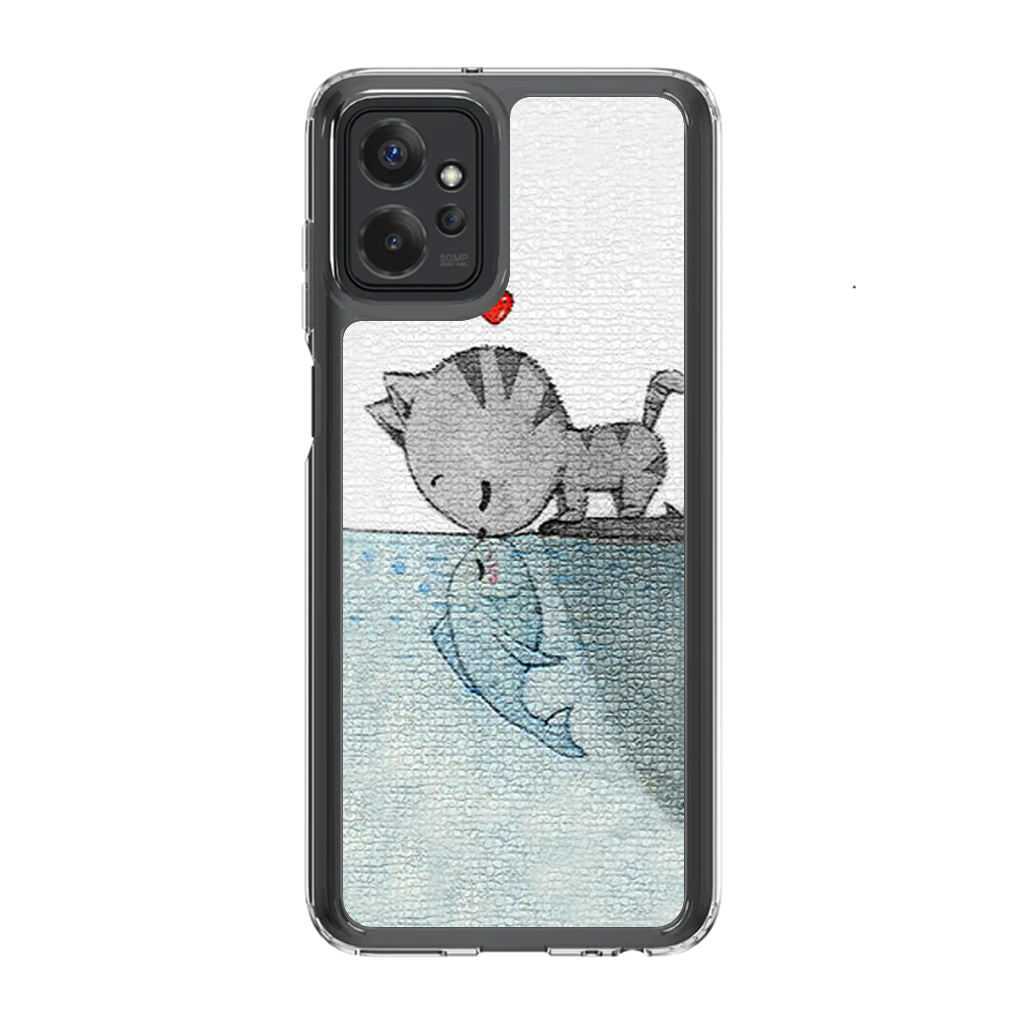 Cat Fish Kisses Motorola Moto G Power 5G 2023 Case