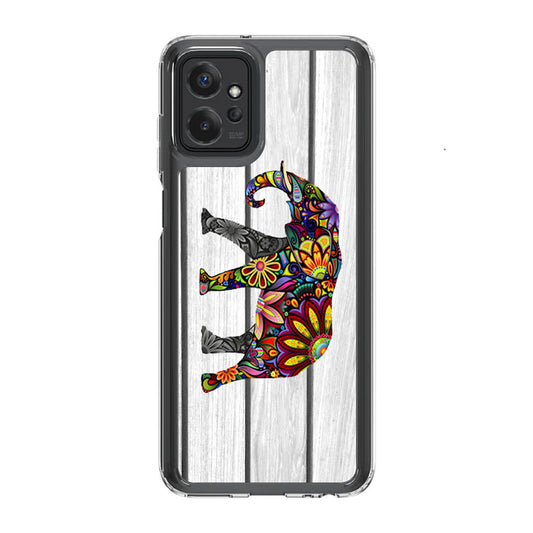 Colorful Elephant Flower Motorola Moto G Power 5G 2023 Case