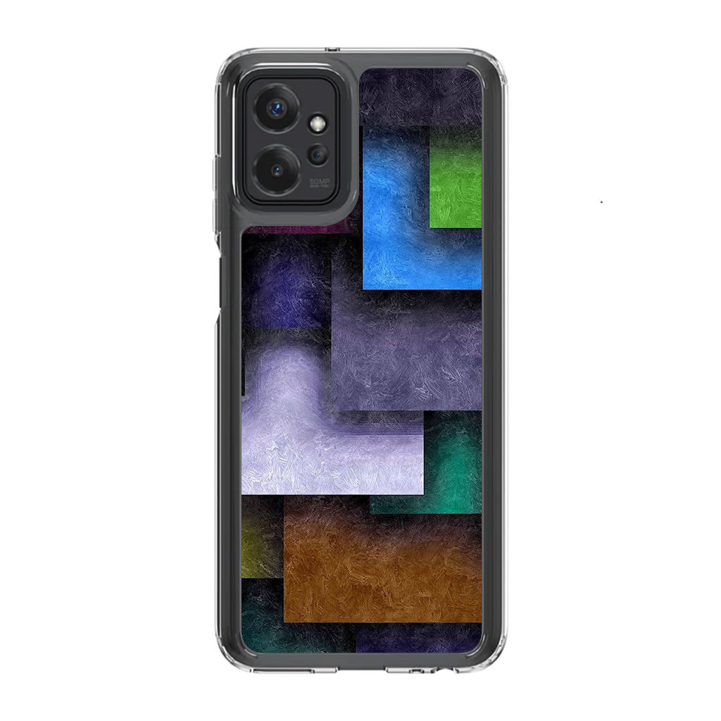 Colorful Rectangel Art Motorola Moto G Power 5G 2023 Case