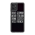 Drive German Wear Italian Drink Scotch Kiss French Motorola Moto G Power 5G 2023 Case